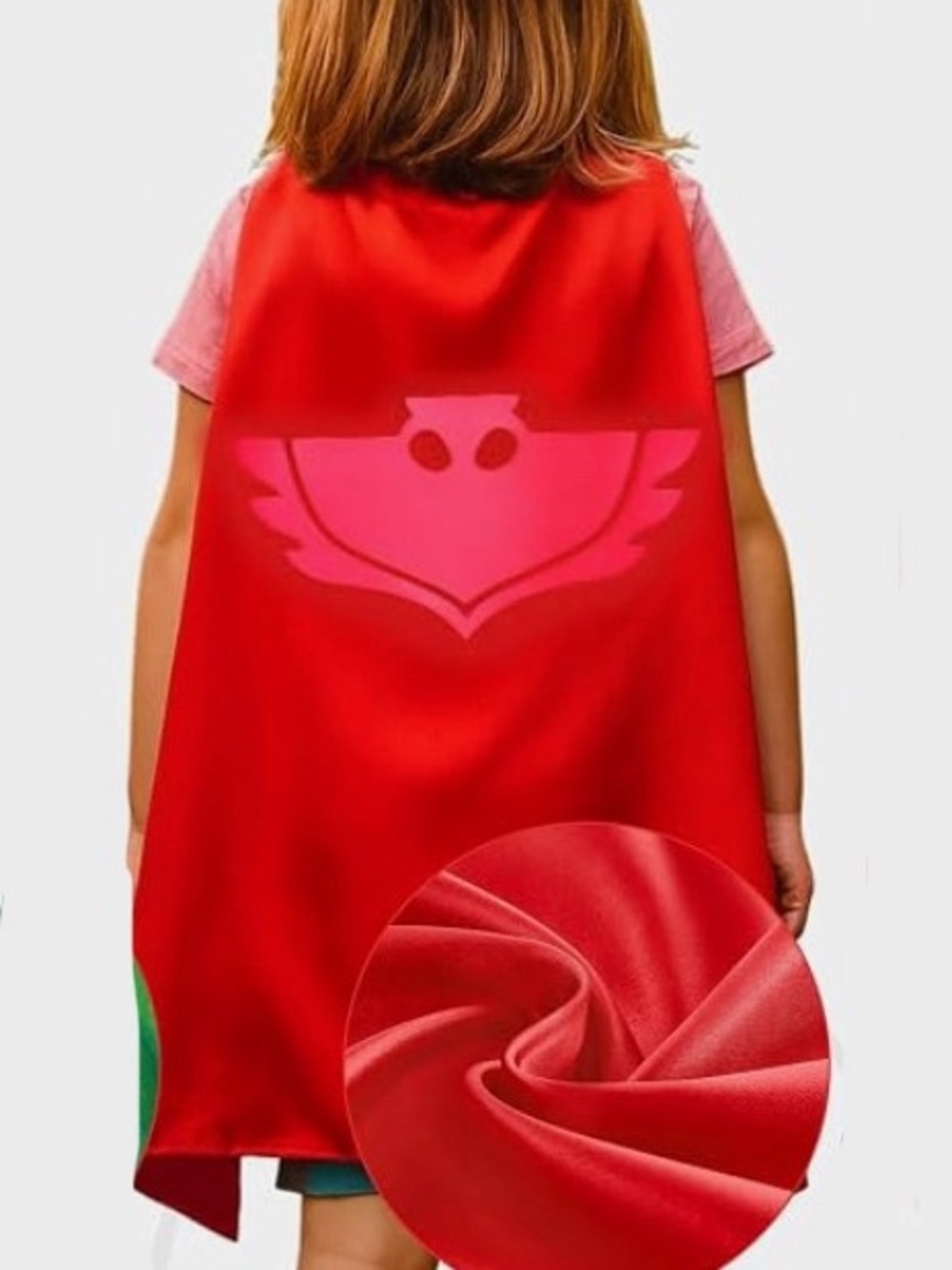 PJ Masks Owlette Cape and Mask Dress Up Set Fits 4-6X